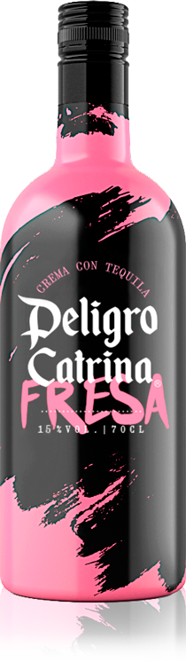 Crema Con Tequila Sabor Fresa | Peligro Catrina
